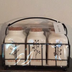 Rae Dunn spice jars